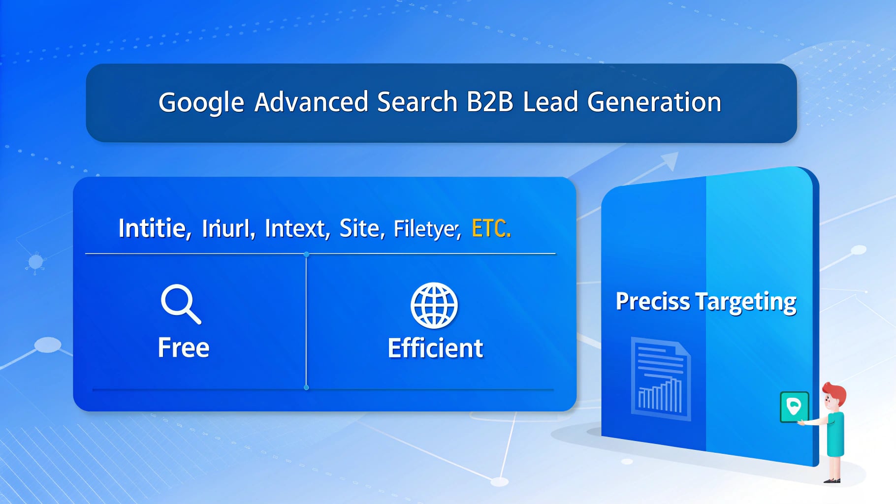 Google高级搜索语法展示图，展示intitle、inurl、intext、site、filetype等搜索语法