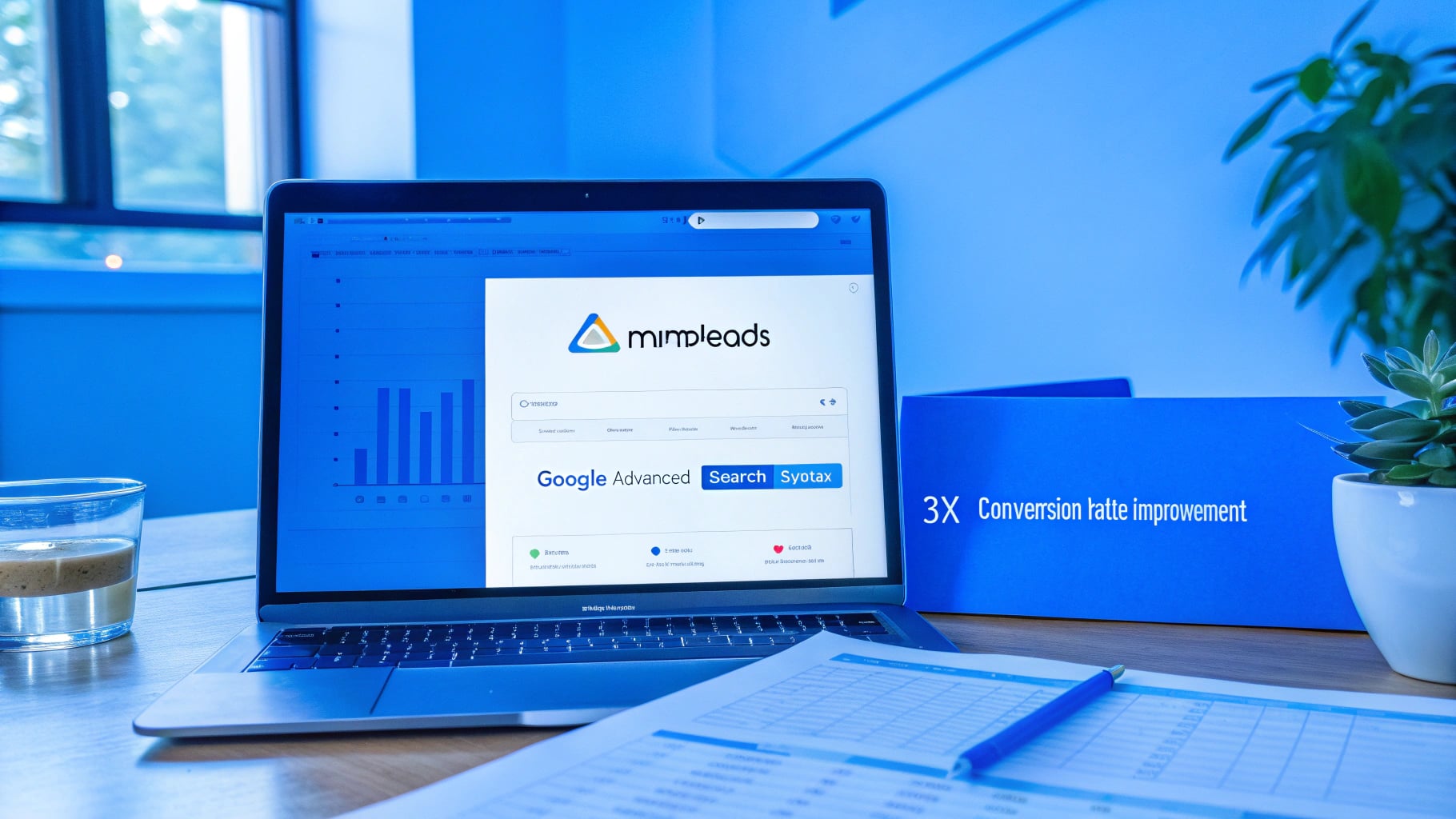 Efficiency improvement comparison showing transformation from 8 hours manual search to 10 minutes automated processing